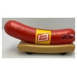 Vintage Plastic Oscar Mayer Wienermobile Bank 4 3/4" x 10"