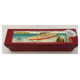 Vintage 10 1/4" Tin Litho Ship H.S.S. REX Mfz Wind Up Toy Model Original Box Made In Western Germany (NEW OLD STOCK)