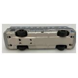 Vintage tin Litho Toy Vehicles Including Greyhound Bus, Lipor Safty Patrol And More