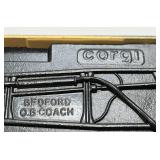 Vintage Miniature Die-Cast Vehicles Including Matchbox Super Kings Bus 4 3/4" And Gorgi Bus 6"