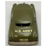 Misc. Vintage Toy Vehicles Including Diecast, Tin Litho Pull Lever Driven And Tonka Taxi