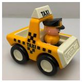 Misc. Vintage Toy Vehicles Including Diecast, Tin Litho Pull Lever Driven And Tonka Taxi