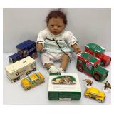 Misc. Vintage Tin Litho Car Tins And More