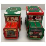 Misc. Vintage Tin Litho Car Tins And More