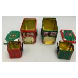 Misc. Vintage Tin Litho Car Tins And More