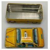 Misc. Vintage Tin Litho Car Tins And More