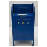 Vintage U.S. Metal Mail Box Bank 3 5/8" x 3 3/4" x 7 3/8" (No Key)