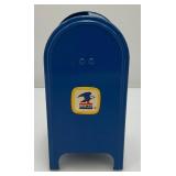 Vintage U.S. Metal Mail Box Bank 3 5/8" x 3 3/4" x 7 3/8" (No Key)