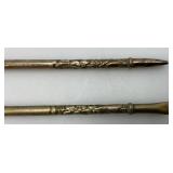 Vintage Austria Argentina Stamped Tea Sippers 8"