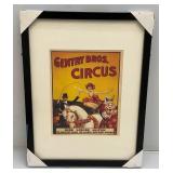 Misc. Framed Circus Prints & More 12 3/4" x 16 3/4"