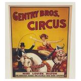 Misc. Framed Circus Prints & More 12 3/4" x 16 3/4"