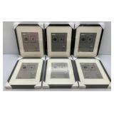 IKEA Brand 12 3/4" x 16 3/4" Black Picture Frames (Factory Sealed)