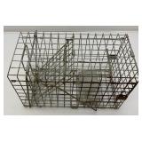 7 1/2" x 8 1/2" x 14" Metal live Trap (Some Light Rust present)