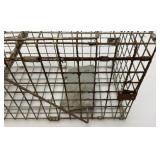7 1/2" x 8 1/2" x 14" Metal live Trap (Some Light Rust present)