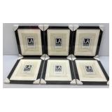 LA Collection Cambria Series 11" x 14" Black Picture Frames Matted To 8" x 10" (Factory Sealed)