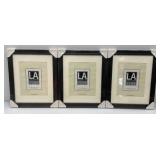 LA Collection Cambria Series 11" x 14" Black Picture Frames Matted To 8" x 10" (Factory Sealed)