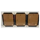 LA Collection Cambria Series 11" x 14" Black Picture Frames Matted To 8" x 10" (Factory Sealed)