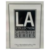 LA Collection Cambria Series 11" x 14" Black Picture Frames Matted To 8" x 10" (Factory Sealed)