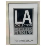 LA Collection Cambria Series 11" x 14" Black Picture Frames Matted To 8" x 10" (Factory Sealed)