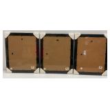 LA Collection Cambria Series 11" x 14" Black Picture Frames Matted To 8" x 10" (Factory Sealed)