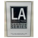 LA Collection Cambria Series 11" x 14" Black Picture Frames Matted To 8" x 10" (Factory Sealed)