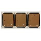 LA Collection Cambria Series 11" x 14" Black Picture Frames Matted To 8" x 10" (Factory Sealed)