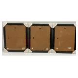 LA Collection Cambria Series 11" x 14" Black Picture Frames Matted To 8" x 10" (Factory Sealed)
