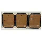 LA Collection Cambria Series 11" x 14" Black Picture Frames Matted To 8" x 10" (Factory Sealed)
