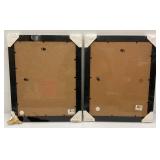 LA Collection Cambria Series 11" x 14" Black Picture Frames Matted To 8" x 10" (Factory Sealed)