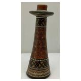 Group Of RARE Vintage Hecho Mexico Pottery Candle Holders 12"