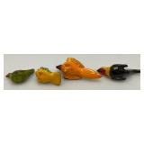 Misc. Vintage Items Including Jim Beam Decantor, Heavy Brass Soup pot, Oriental Silk Butterfly Painting And More