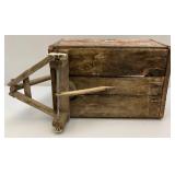 Vintage Gold Medal Beverages Crate/Wagon (Needs Work) And Misc. Other Vintage Items