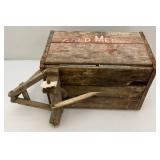 Vintage Gold Medal Beverages Crate/Wagon (Needs Work) And Misc. Other Vintage Items