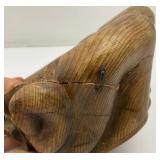 Misc. Vintage Oriental Collectibles Including Laquered Egg Trinket Dish, Wooden Buddha And More