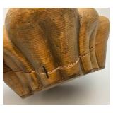 Misc. Vintage Oriental Collectibles Including Laquered Egg Trinket Dish, Wooden Buddha And More