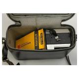 Vintage KODAK Instamatic 404 Camera With Leather Carrying Case And More