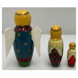 Misc. Decorative Nesting Dolls Tallest 6 1/4"