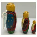 Misc. Decorative Nesting Dolls Tallest 6 1/4"
