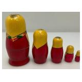 Misc. Decorative Nesting Dolls Tallest 6 1/4"