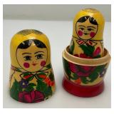 Misc. Decorative Nesting Dolls Tallest 6 1/4"