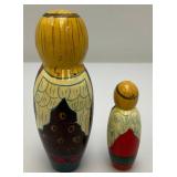 Misc. Decorative Nesting Dolls Tallest 6 1/4"
