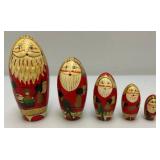Misc. Decorative Nesting Dolls Tallest 6 1/4"