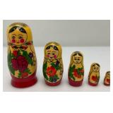 Misc. Decorative Nesting Dolls Tallest 6 1/4"