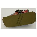 Two CHARLES C. STADDEN Hand Painted Heavy Metal Knights Including Sir John Codrington And Messire Ribeaumont 6" With Original Box