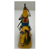 Two CHARLES C. STADDEN Hand Painted Heavy Metal Knights Including Sir John Codrington And Messire Ribeaumont 6" With Original Box