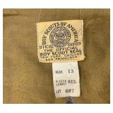 Vintage Boy Scout Shirts And More Size 1= 13 Neck 1= Unknown