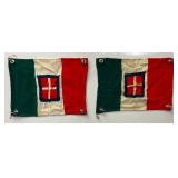 WWII Kindom Of Sardinia Italian Flags 8" x 10" Flags