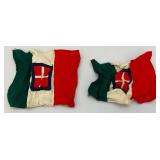 WWII Kindom Of Sardinia Italian Flags 8" x 10" Flags