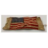 WWII 48 Star American Flag Jacket Patch 3 1/2" x 7"