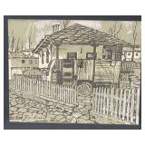 Misc. Vintage Items Including Awesome 18" Tall Blue Grey Pottery Beer Stein (Handle Glued) And More